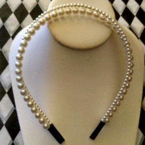LC LAUREN CONRAD Romantic Faux Pearl Headband Hair Accessory**NEW!